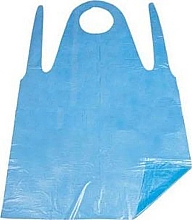 Friseurschürze 80x125 cm Polyethylen blau 100 St. - Panni Mlada — Bild N2