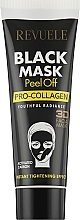 Peel-Off Gesichtsmaske mit Aktivkohle und Vitamin C - Revuele Black Mask Peel Off Pro-Collagen — Bild N1