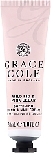 Weichmachende Hand- und Nagelcreme mit Wildfeigen- und Zedernholzduft - Grace Cole Wild Fig & Pink Cedar Hand & Nail Cream — Bild N1