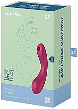 Vakuumvibrator und G-Punkt-Stimulator rot - Satisfyer Curvy Trinity 1 — Bild N2