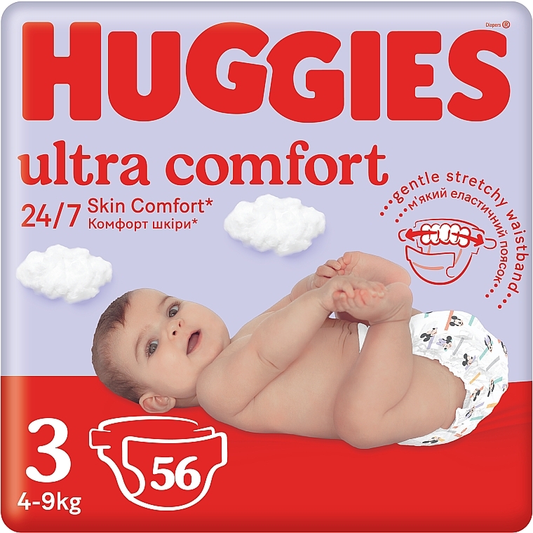 Windeln Ultra Comfort 3 4-9 kg 56 St. - Huggies — Bild N1