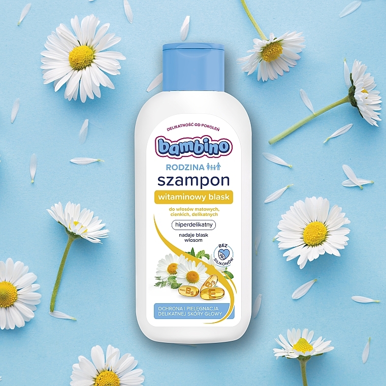 Feuchtigkeitsspendendes Shampoo für sehr empfindliches Haar - Bambino Family Shampoo — Bild N3