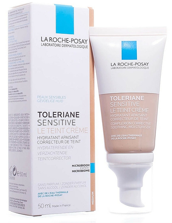 Feuchtigkeitsspendende beruhigende getönte Gesichtscreme - La Roche-Posay Toleriane Sensitive — Bild N2