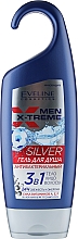 Düfte, Parfümerie und Kosmetik 3in1 Antibakterielles Duschgel - Eveline Cosmetics Men X-Treme Silver