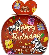 Seifenset - The English Soap Company Occasions Collection Happy Birthday Heart Guest Soaps (Seife 3x20g)  — Bild N1