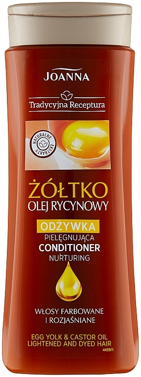 Haarspülung - Joanna Egg Yolk & Castar Oil Conditioner — Bild N1