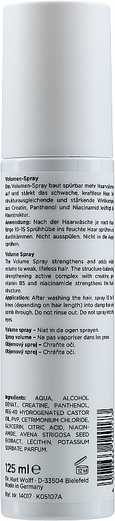 Kräftigendes Haarspray für mehr Volumen - Alcina Volume Spray — Bild N2