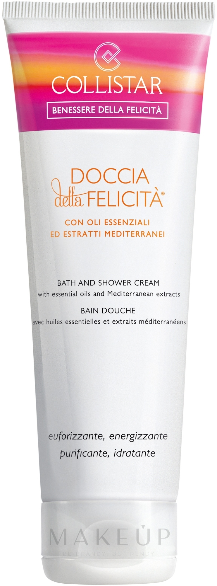 Duschbad mit ätherischen Ölen und mediterranen Pflanzenextrakten - Collistar Doccia della Felicita Bath and Shower Cream — Bild 250 ml