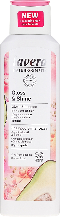 Haarshampoo für mehr Glanz - Lavera Gloss & Shine Gloss Shampoo — Bild N1