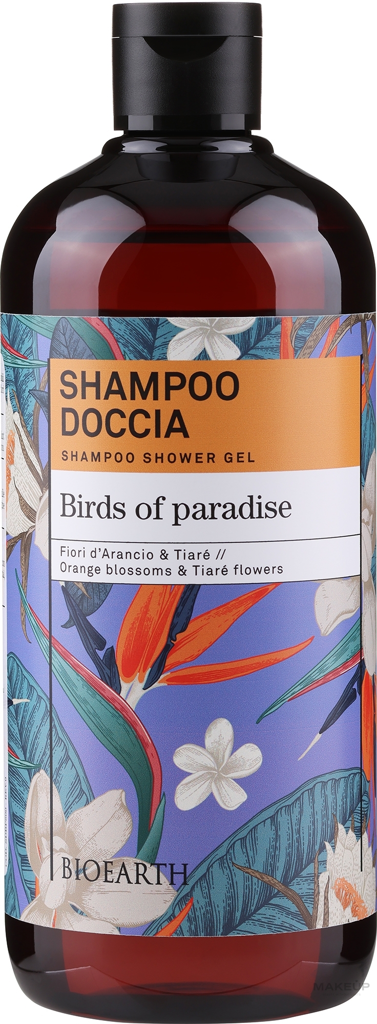 Shampoo-Duschgel Paradiesvögel - Bioearth Birds of Paradise Shampoo Shower Gel  — Bild 500 ml