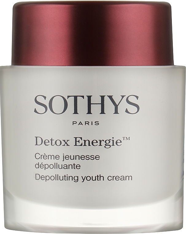 Verjüngende, energiespendende Detox-Gesichtscreme - Sothys Detox Energie Depolluting Youth Cream — Bild N1