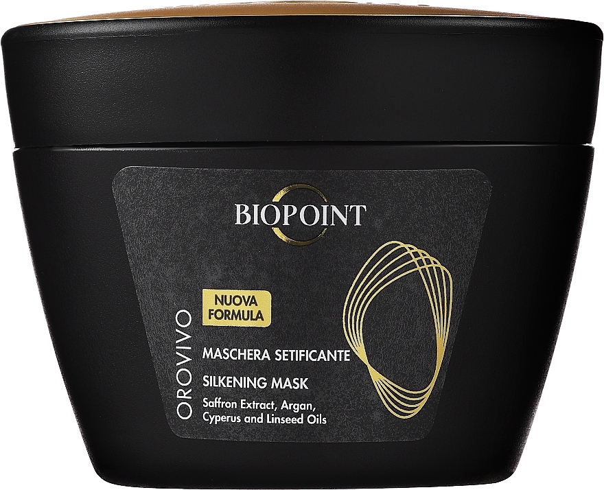Haarmaske mit flüssigem Gold - Biopoint Maske Orovivo — Bild N1