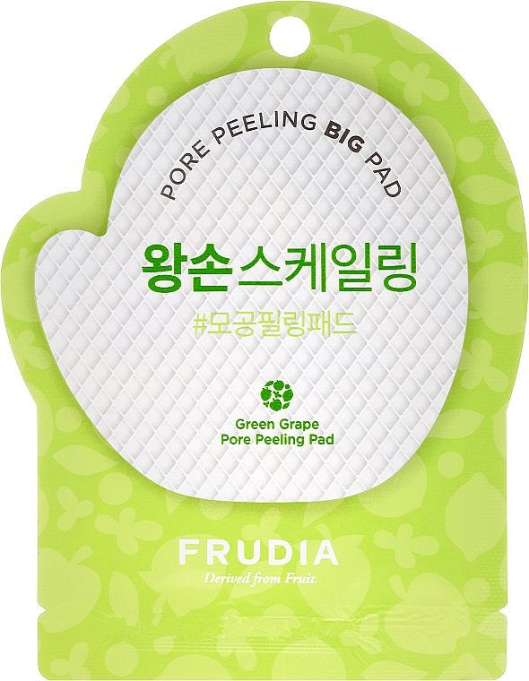 Gesichtspeeling-Pad mit grünen Trauben - Frudia Pore Peeling Big Pad Green Grape — Bild N1