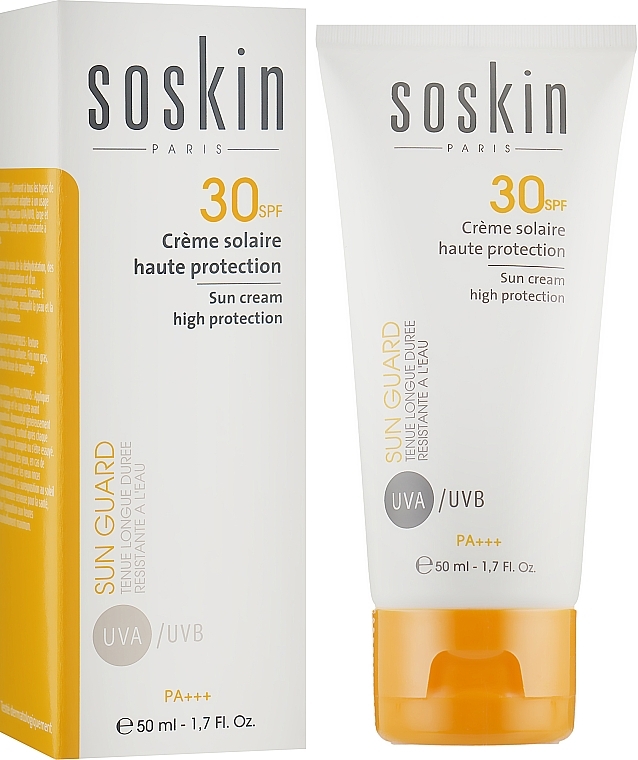 Sonnenschutzcreme SPF 30+ - Soskin Sun Cream Very High Protection SPF30 — Bild N1