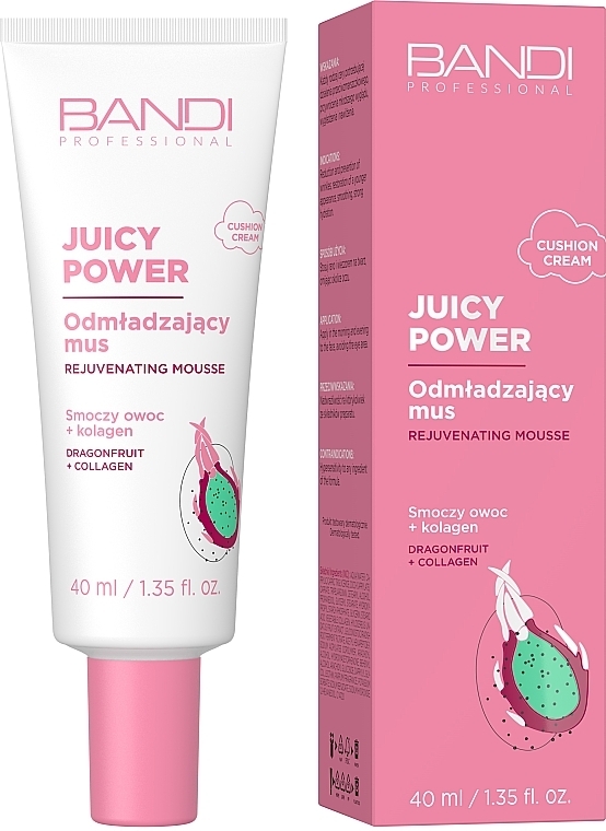 Gesichtsmousse - Bandi Professional Juicy Power Rejuvenating Mousse Dragon Fruit + Collagen  — Bild N1