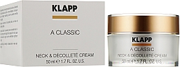 Reichhaltige Hals- und Dekolletécreme Vitamin A, E und F - Klapp A Classic Neck & Decollete Cream — Bild N2