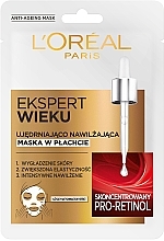 Düfte, Parfümerie und Kosmetik Intensiv feuchtigkeitsspendende und straffende Gesichtsmaske 45+ - L'Oreal Paris Age Specialist 45+