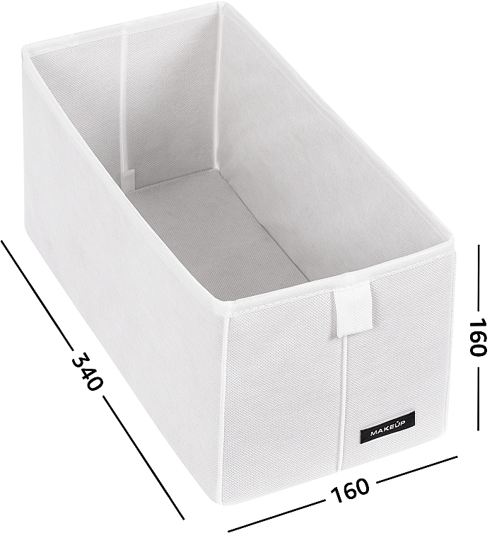 Aufbewahrungs-Organizer S weiß 34x16x16 cm Home - MAKEUP Drawer Underwear Cosmetic Organizer White — Bild N2