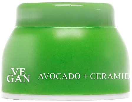 Augencreme mit Avocadoextrakt und Ceramiden  - Vegan By Happy Avocado + Ceramides Eye Cream — Bild N2