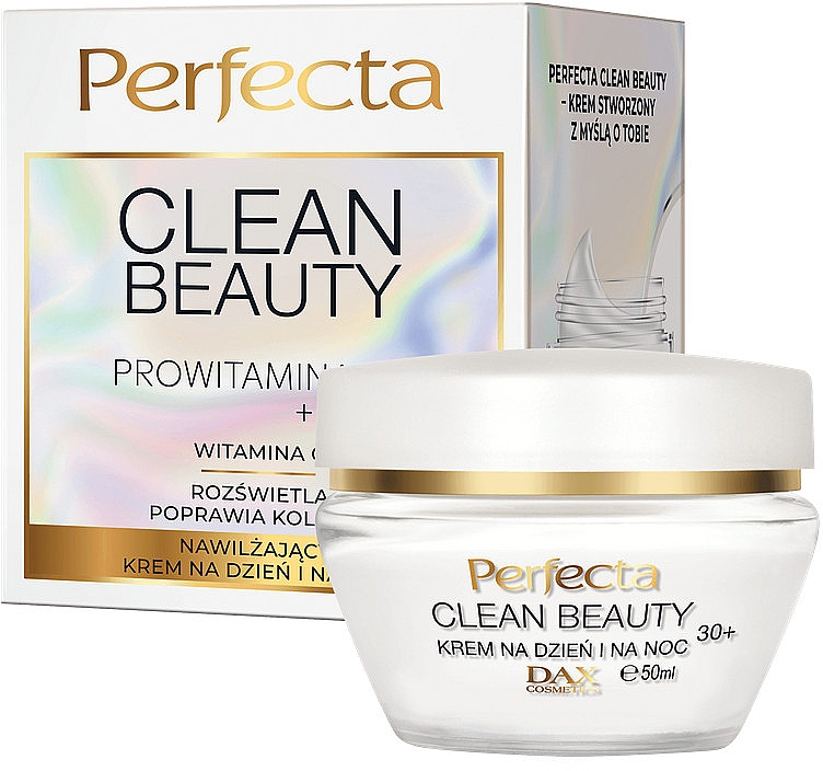 Feuchtigkeitsspendende Gesichtscreme mit Provitamin B5 30+ - Perfecta Clean Beauty Face Cream — Bild N1