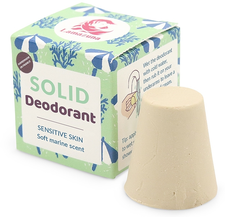 Festes Deodorant für empfindliche Haut Mariner Duft - Lamazuna Solid Deodorant Sensitive With Marine — Bild N1
