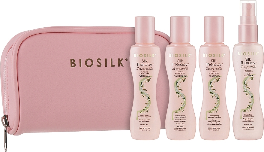 Set 5 St. - Biosilk Silk Therapy Irresistible Travel Gift Set Kit — Bild N1