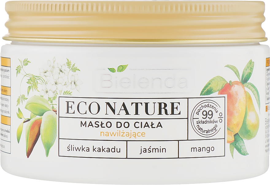 Feuchtigkeitsspendendes Körperöl mit Buschpflaume, Jasmin und Mango - Bielenda Eco Nature Kakadu Plum, Jasmine and Mango