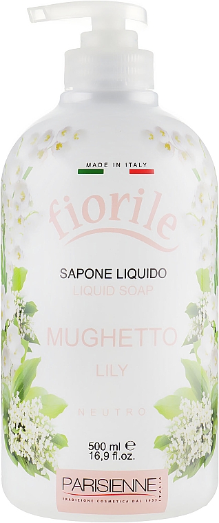 Flüssigseife mit Maiglöckchenduft - Parisienne Italia Fiorile Lily Liquid Soap — Bild N1