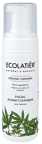 Gesichtsreinigungsschaum mit Bio-Cannabissamen-Extrakt - Ecolatier Organic Cannabis Foam — Bild N1