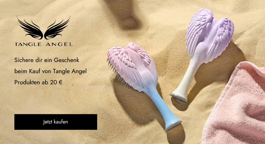 Beim Kauf von Tangle Angel Produkten ab 20 € erhältst du eine Kinderhaarbürste in Fuchsia geschenkt