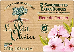Düfte, Parfümerie und Kosmetik Milde Seife mit Kirschblütenextrakt - Le Petit Olivier Vegetal Oils Soap Cherry Blossom