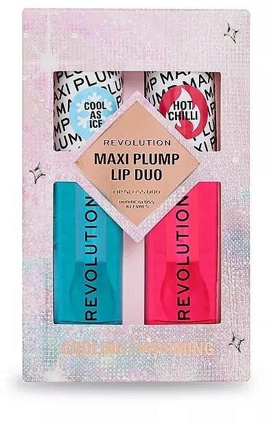 Set -  Makeup Revolution Maxi Plump Lip Duo (Lipgloss 2 St.)  — Bild N1