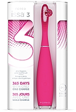 Düfte, Parfümerie und Kosmetik Elektrische Schallzahnbürste - Foreo ISSA 3 Ultra-hygienic Silicone Sonic Toothbrush Fuchsia