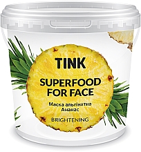 Düfte, Parfümerie und Kosmetik Aufhellende Alginatmaske mit Ananas und Vitamin C - Tink SuperFood For Face Alginate Mask