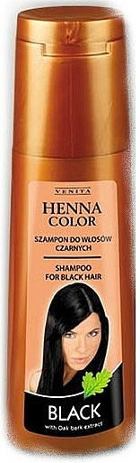 Shampoo für schwarzes Haar - Venita Henna Color Black Shampoo