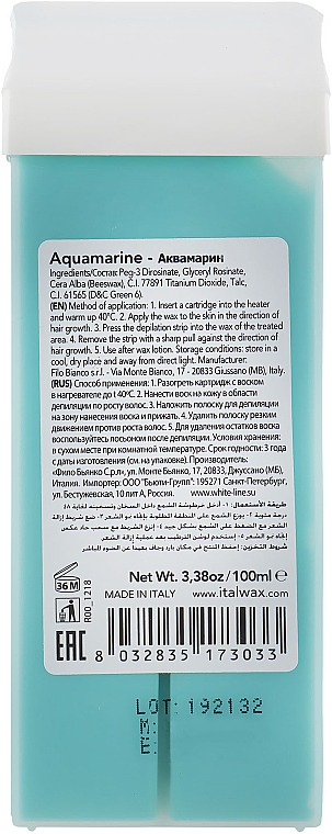 Enthaarungswachs Aquamarin - ItalWax Flex — Bild N2