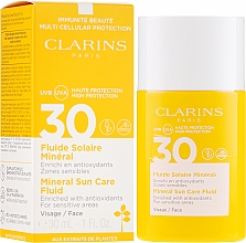 Sonnenschutz-Fluid für das Gesicht SPF 30 - Clarins Fluide Solaire Mineral Visage SPF 30 — Bild N1