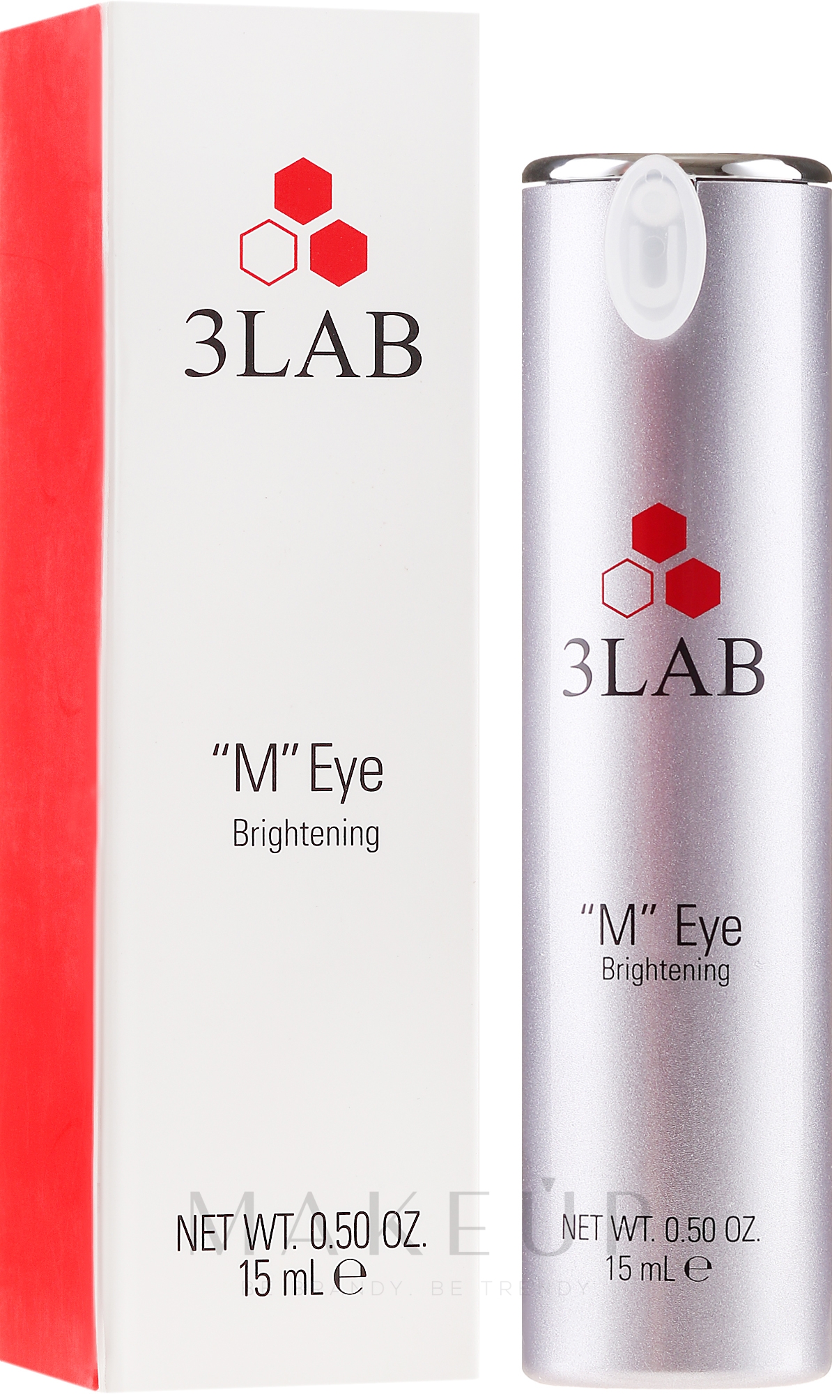 Aufhellende Augencreme - 3Lab M Eye Brightening Cream — Bild 15 ml