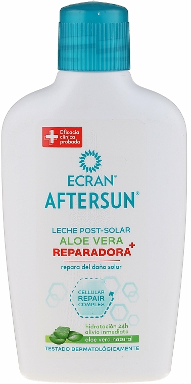 Reparierende After Sun Milch mit Aloe Vera - Ecran Aftersun Serum Reparador Antimanchas — Bild N1