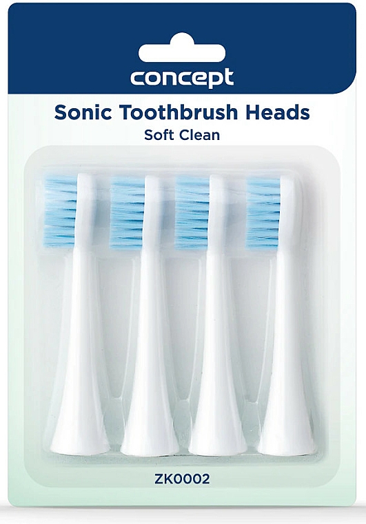 Ersatz-Zahnbürstenkopf für Schallzahnbürste ZK0002 - Concept Sonic Toothbrush Heads Soft Clean — Bild N1