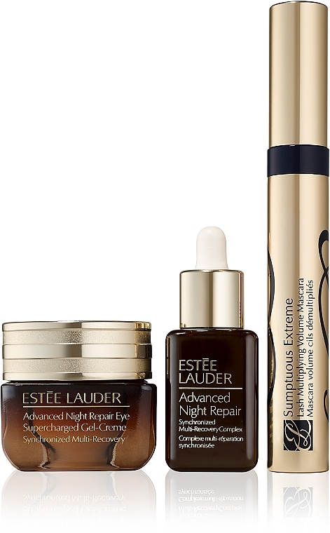 Set - Estee Lauder Eye Transformers Repair+ (Augencreme, Gesichtsserum, Wimperntusche) — Bild N2