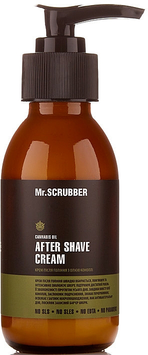 After Shave Creme mit Hanföl - Mr.Scrubber Man After Shave Cream — Bild N1