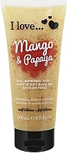 Düfte, Parfümerie und Kosmetik Körperpeeling Mango und Papaya - I Love... Mango & Papaya Exfoliating Shower Smoothie