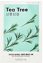 Düfte, Parfümerie und Kosmetik Gesichtsmaske mit Teebaum-Extrakt - Missha Airy Fit Tea Tree Sheet Mask