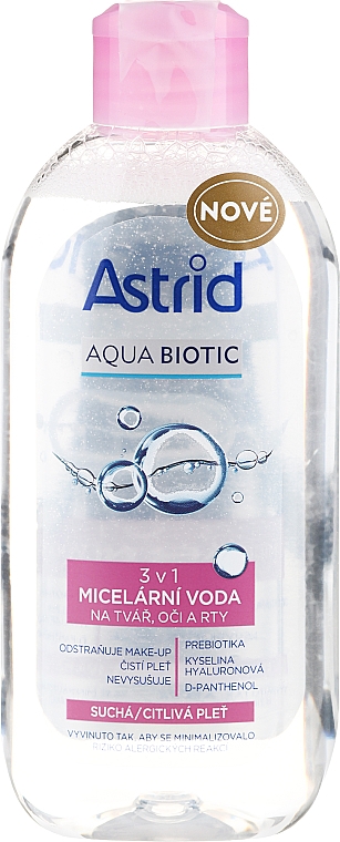 3in1 Beruhigendes Mizellenwasser für empfindliche und trockene Haut - Astrid Soft Skin Micellar Water — Bild N1