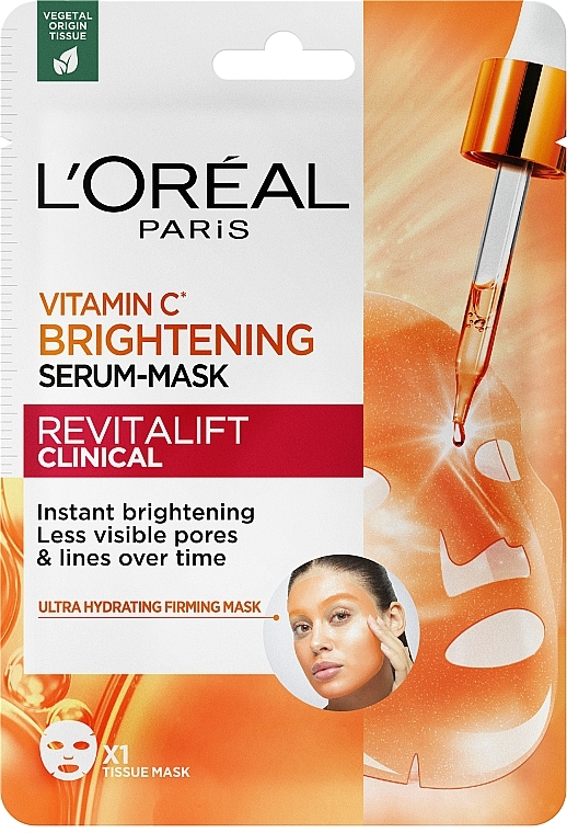Tuchmaske für das Gesicht - L'Oreal Paris Revitalift Vitamin C — Bild N1
