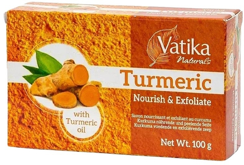 Dabur Vatika Turmeric Soap - Seife mit Kurkuma — Bild N1