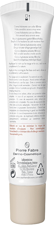 Feuchtigkeitsspendende BB Creme LSF 30 - Avene Hydrance BB-Rich Tinted Hydrating Cream SPF30 — Bild N2