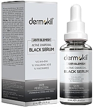 Düfte, Parfümerie und Kosmetik Gesichtsserum mit Aktivkohle - Dermokil Anti Blemish Black Serum