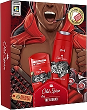 Körperpflegeset - Old Spice The Legend Wolfthorn (Duschgel 250ml + Deostick 50ml + Karten) — Bild N1